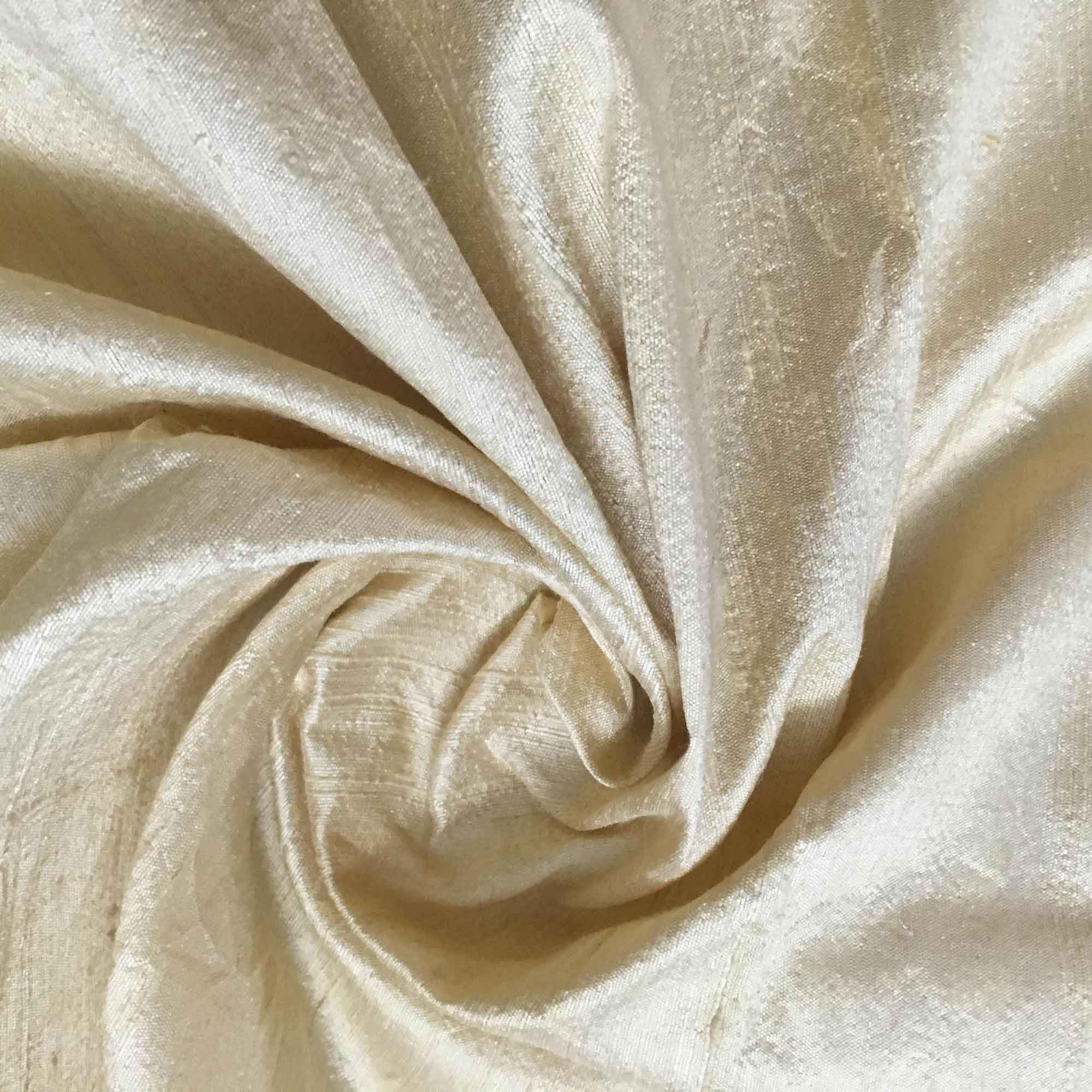 Champagne Dupioni - Pure Raw Silk Fabric - Worldwide Shipping – DesiCrafts